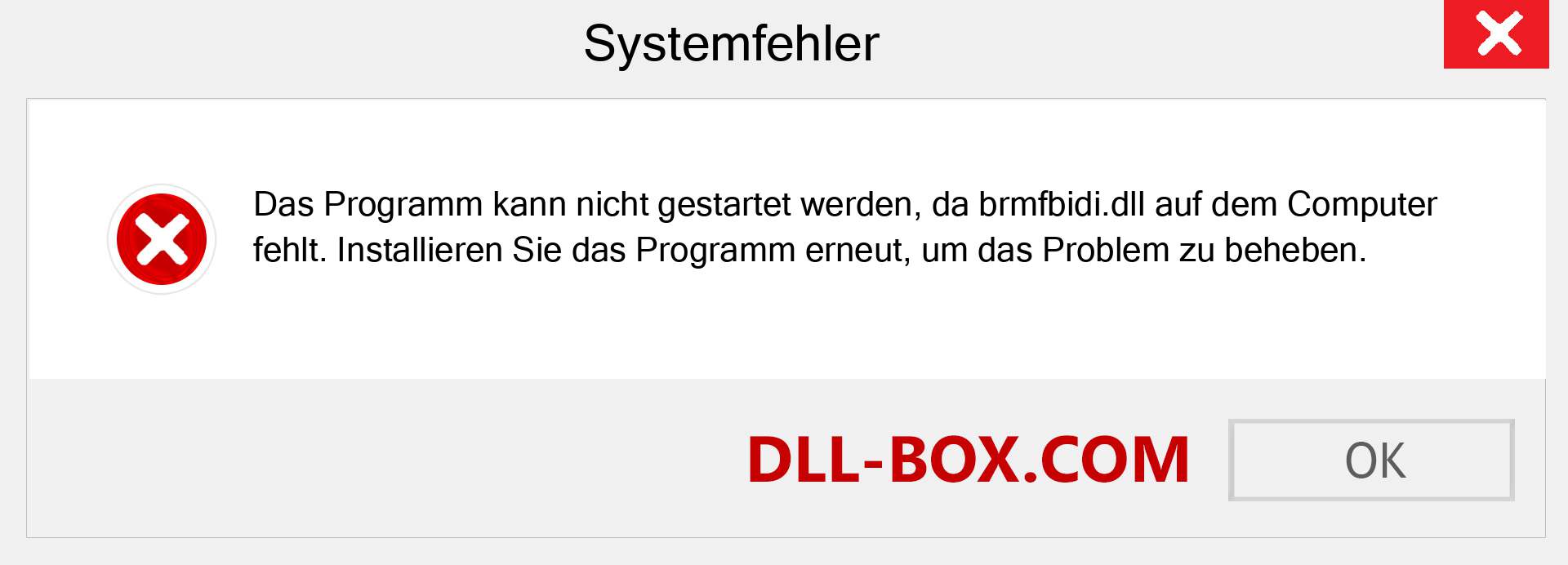 brmfbidi.dll-Datei fehlt?. Download für Windows 7, 8, 10 - Fix brmfbidi dll Missing Error unter Windows, Fotos, Bildern